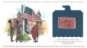 THE HISTORY OF THE U.S. IN MINT STAMPS THE LOUISIANA PURCHASE