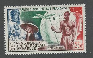 French West Africa UPU mh sc  C15