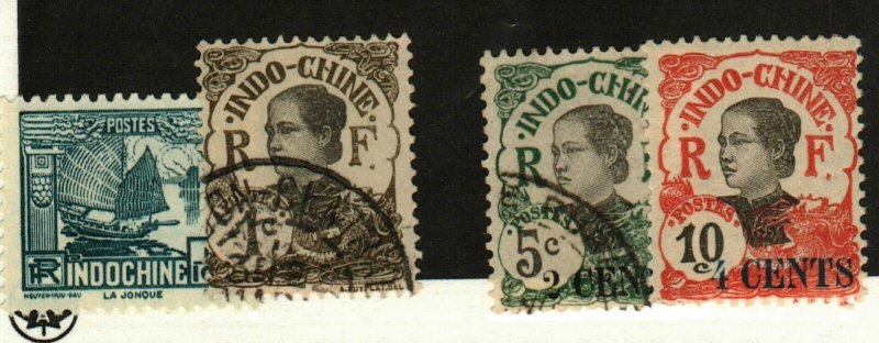 Indochina #41, 68 used, 69, 143 MNH