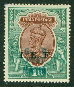 SG M42 Tanganyika, Mafia Island 1915-16. 1r red brown & deep blue-green...