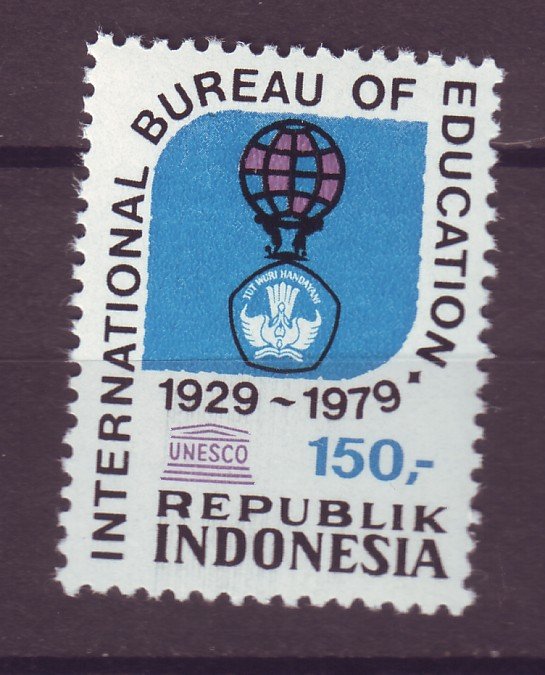 J25061 JLstamps 1979 indonesia set of 1 mnh #1055 unesco