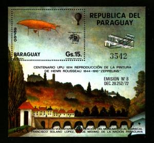 Paraguay Scott #1539 MNH Flight Zeppelin Aviation CV$35