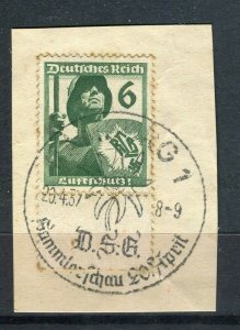 GERMANY; 1940s issue fine used POSTMARK PIECE