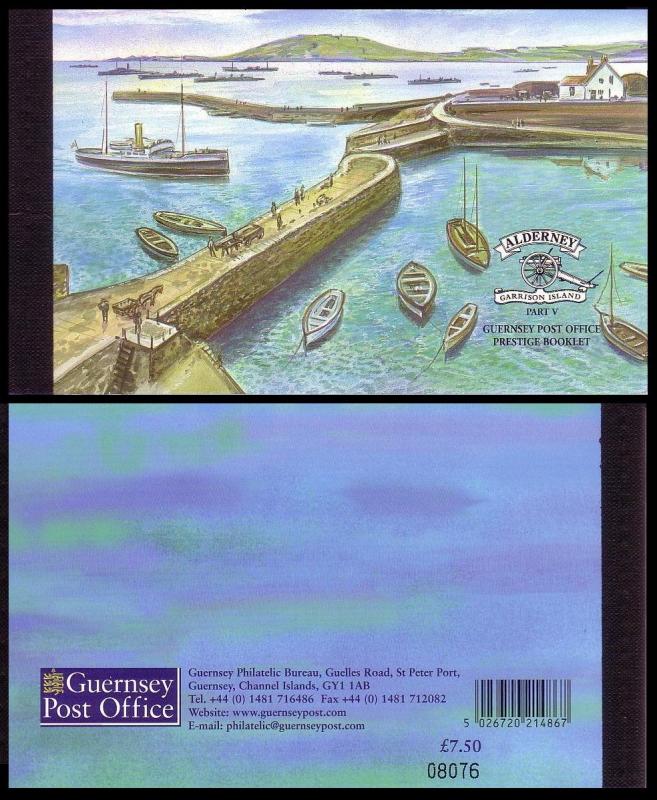 Alderney Garrison Island 5th series Prestige Booklet SG#ASB11