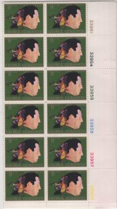 Scott 1484 - George Gershwin. Plate Block of 12.  MNH. OG.  #02 1484pb12