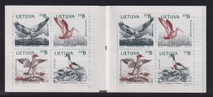 Lithuania - 1992 - Scott #427-439 - MNH booklet - Birds