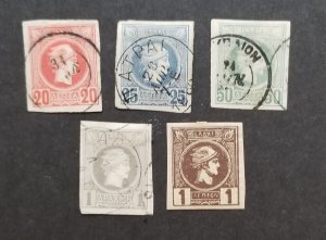 GREECE Vintage Stamp Lot Used Collection T5172