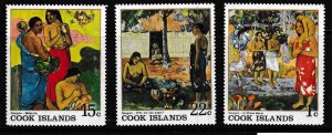 Cook Islands 1967 Scott 221-226 Paul Gauguin ART Paintings (6) VF/NH/(**)