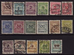 Germany 280-298 mxd. MH & used cv 21.45