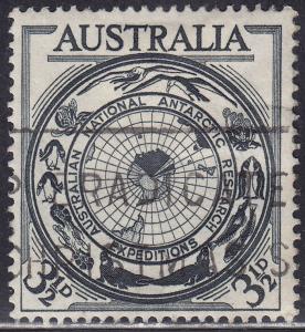 Australia 276 USED 1954 Map of Antarctica