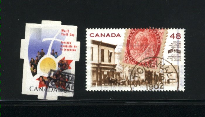 Canada #1956-57    used VF 2002 PD