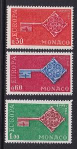 Monaco  #689-691   MNH  1968   Europa