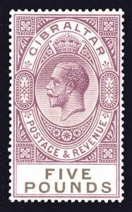 MOMEN: GIBRALTAR SG #108 MINT OG NH £1,600++ LOT #67045*