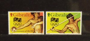 15687   GIBRALTAR   MNH # 666, 667                       CV$ 5.00