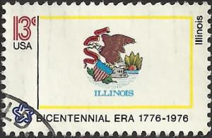 # 1653 USED STATE FLAG ILLINOIS