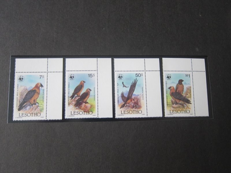 Lesotho 1986 Sc 512-515 WWF set MNH