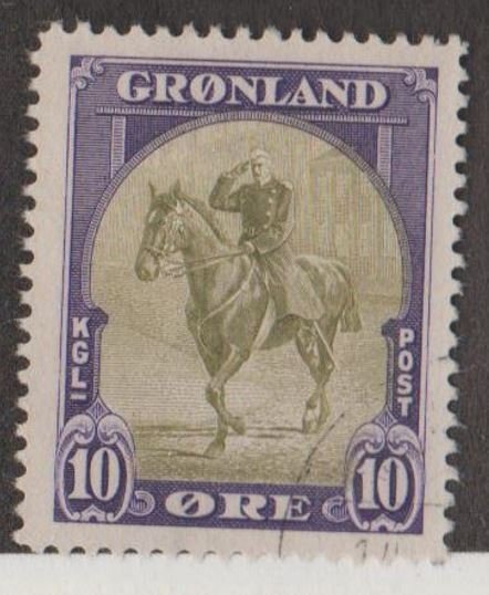 Greenland Scott #13 Stamp - Used Single