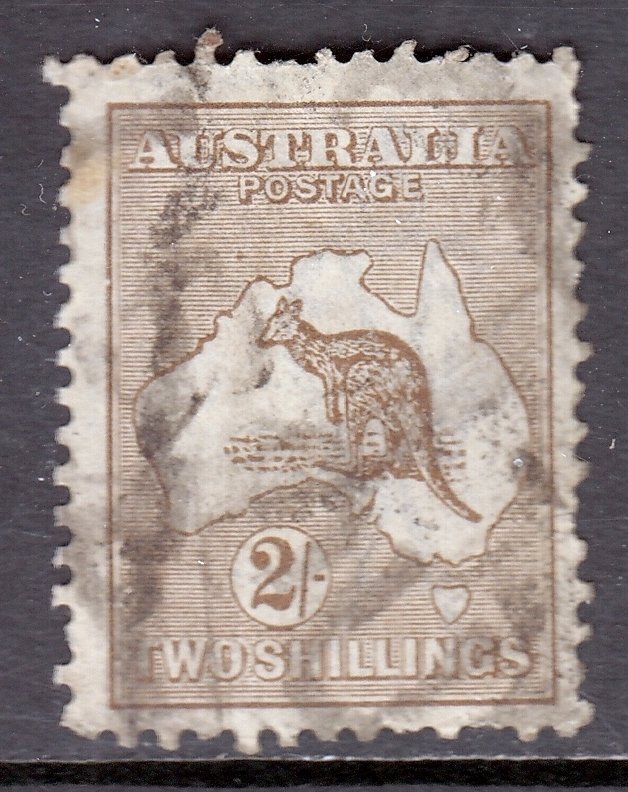 Australia - Scott #52 - Used - Spacefiller with faults - SCV $27.50