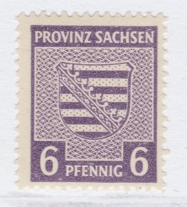 Germany Allied Occupation Province of Saxony 1945-46 6pf MNH** A25P33F18677-