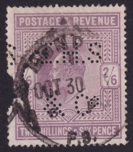 GREAT BRITAIN SC# 139 SG# 94 FROM 1902 2sh6p dull lilac King Edward VII '...