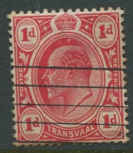 STAMP STATION PERTH Transvaal #282 Used KEVII 1905-10 Wmk 3 Multi Crown and CA