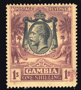 MOMEN: GAMBIA SG #120 MULT CROWN CA MINT OG NH £45++ LOT #66896*