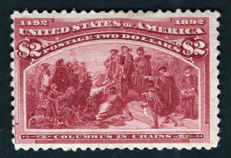 SCOTT #242 Mint - Fine - Full OG LH, Very Trivial Corner Wrinkle (LB 12/07)