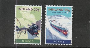 Norway  Scott#  1919-1920  Used  (2021 Dovre Railway Cent.)