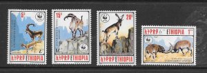 ETHIOPIA #1303-6 ENDANGERED SPECIES WWF VLH