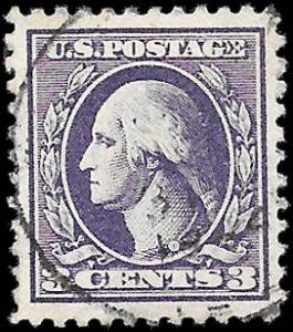 1918 US SC # 530  VF JUMBO USED NH  ng TOWN CANCEL - VERY SOUND - 