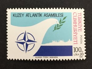Turkey 1986 #b217, NATO General Assembly, MNH.