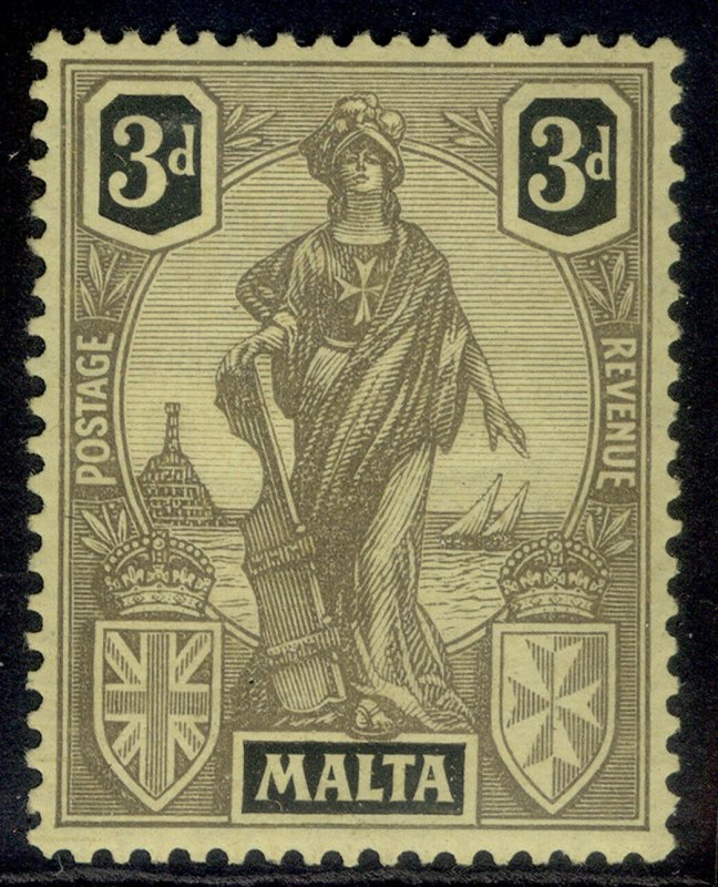 MALTA GV SG131, 3d black/yellow, VLH MINT.