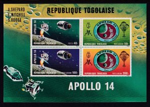 Togo C164a Space Souvenir Sheet MNH VF