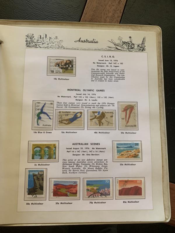 Australia Collection from 1927 to 1978 Used Cat. Value $575