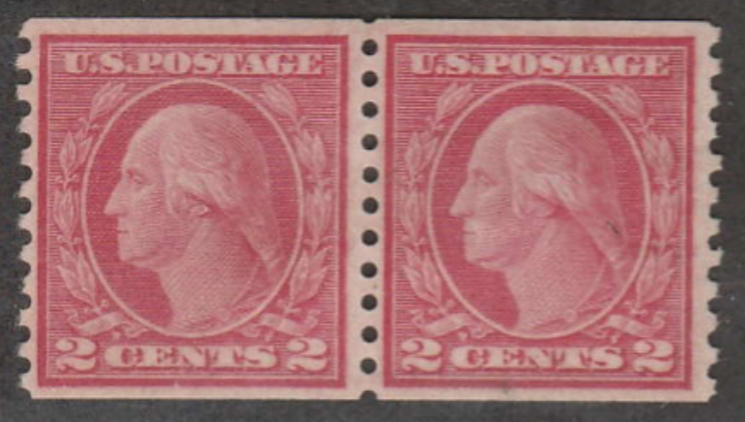 U.S. Scott #453 Washington Stamp - Mint Pair