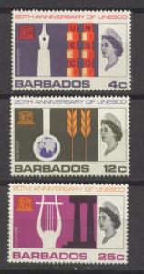 Barbados SG360-362 M/N/H