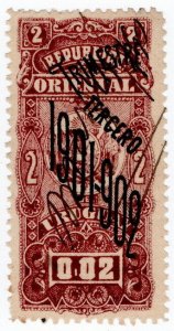 (I.B) Uruguay Revenue : General Duty 2c (1901-1902)