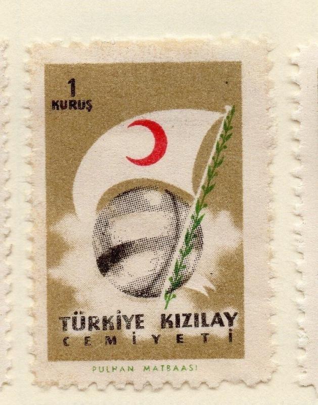 Turkey 1957 Early Issue Fine Mint Hinged 1k. 085678