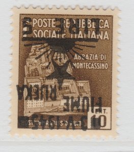 Varietà Occupazione Jugoslava Fiume Yugoslavia 1945 5L / 10c MNH** A23P45F13735