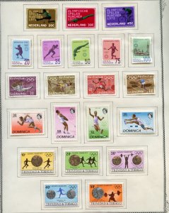 MUNICH OLYMPIC GAMES I SELECTION OF SET & SOUVENIR SHEETS MINT NH AS SHOWN