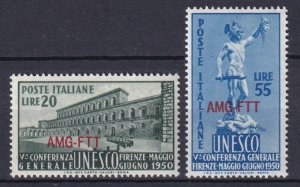 1950 - ITALY - TRIESTE Zone A - Sc#72-73 - MNH**