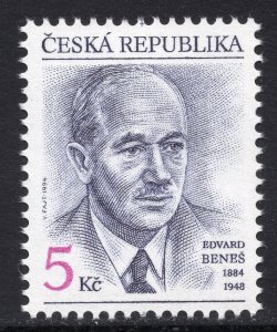 2136 - Czech Republic 1994 - Edvard Benes - President - MNH