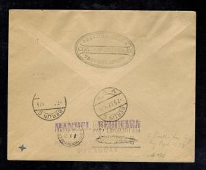 1932 Paraguay Graf Zeppelin Cover to Berlin Germany LZ 127 Star of David