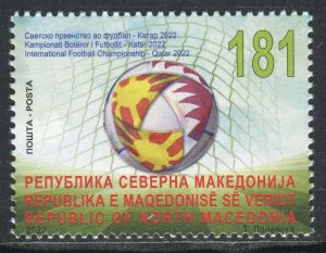 353 - NORTH MACEDONIA 2022 - International Football Championship - Qatar - MNH