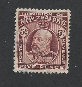 NEW ZEALAND SC# 136 F-VF U 1909