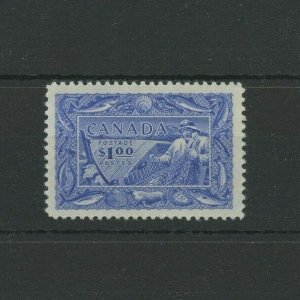 #302 VF MLH Fish $1.00 stamp Canada mint