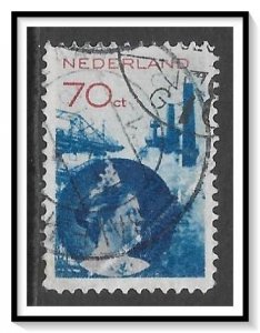 Netherlands #201 Queen Wilhelmina & Ships Used