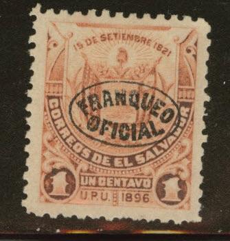 El Salvador Scott o91 MNG 1897 official 