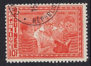 Guinea  #337  cancelled  1964  declaration Human Rights  10F