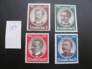 Germany 1934 MNH  SC 432-435 SET VF/XF 190 EUROS (157)